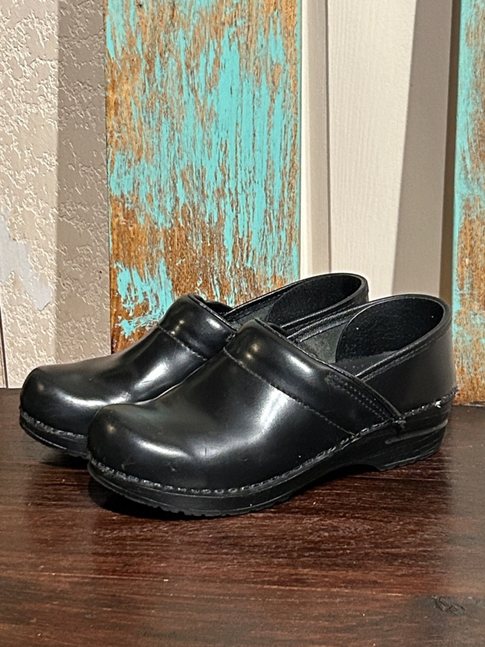 Dansko Black Clogs - Picture 1 of 8